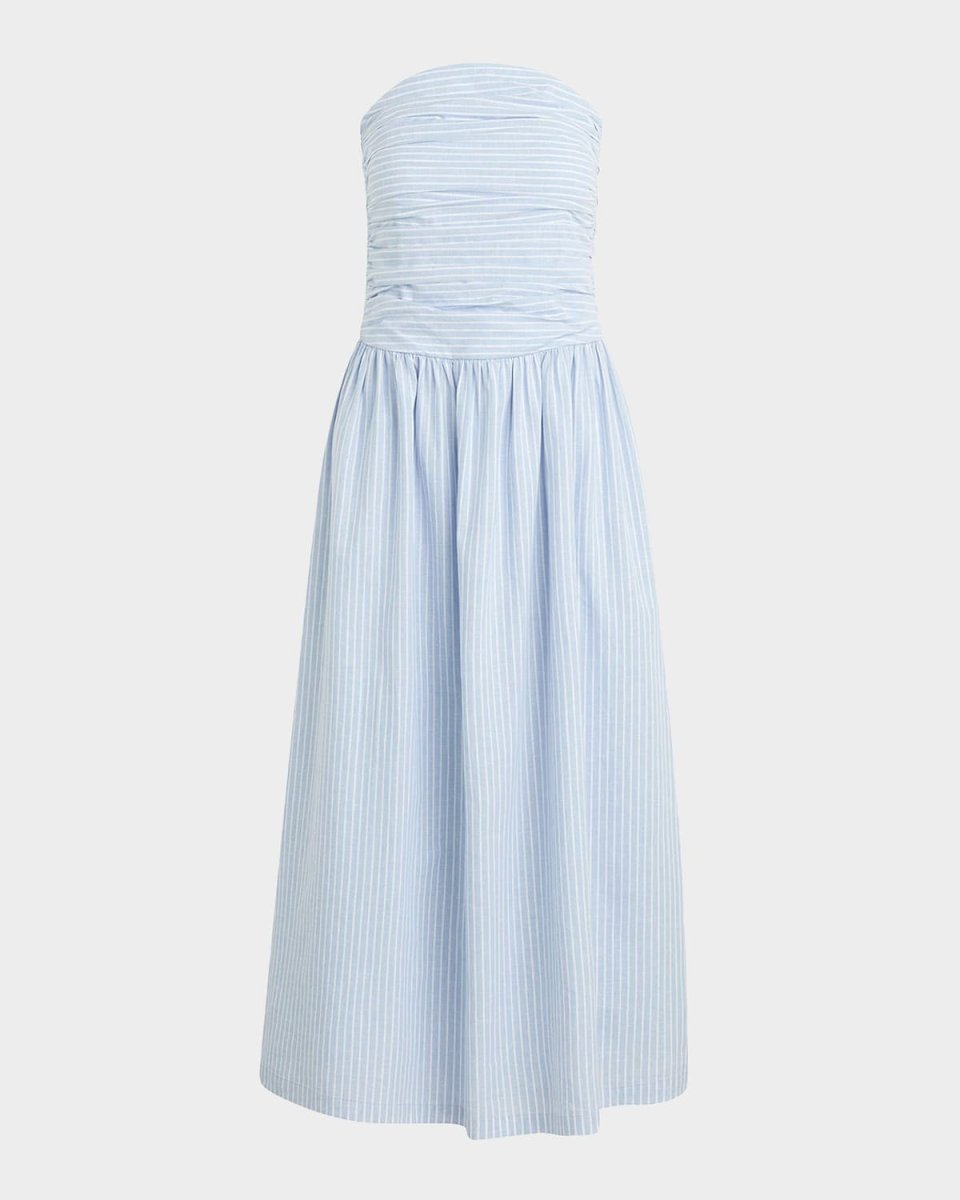 The Reina Strapless Maxi Dress